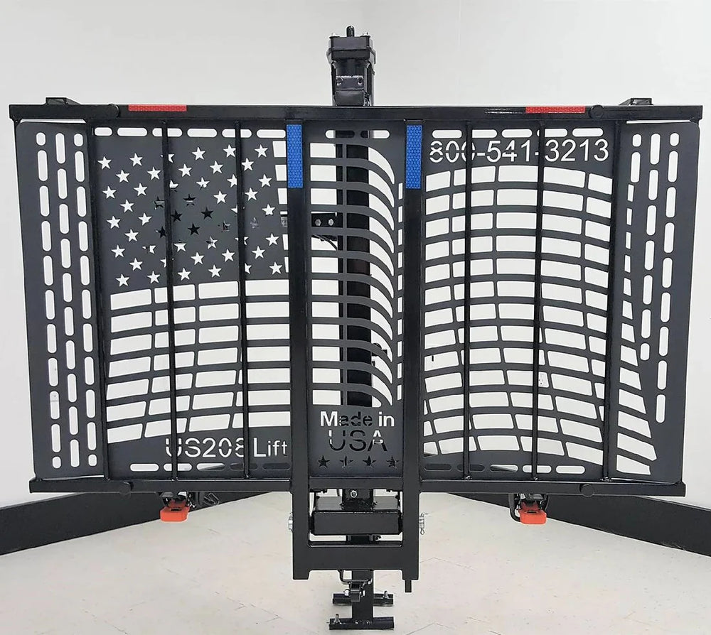 Wheelchair Carrier Patriotic Electric Lift