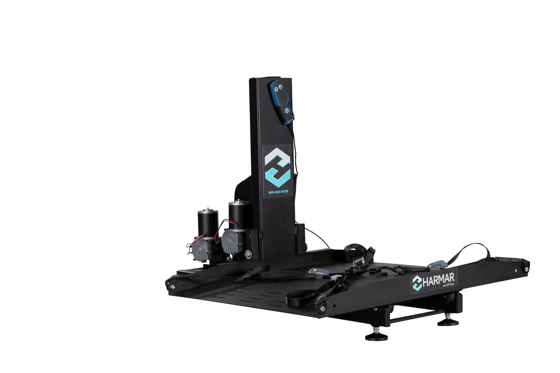 Harmar AL600 Classic Hybrid Fully Electric Auto Platform Power Wheelchair or Scooter Lift