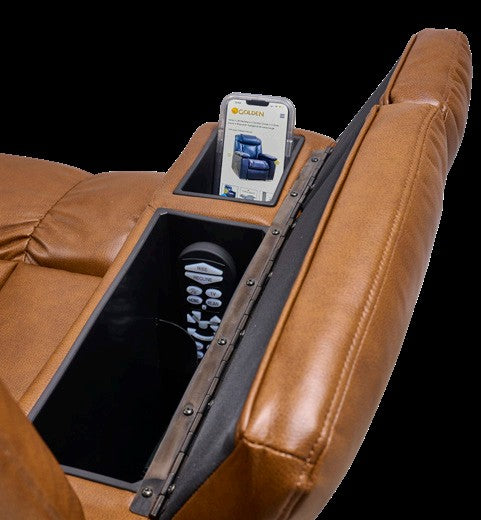 Golden Rhea PR447 Infinite Position Power Lift Chair with MaxiComfort, Twilight Tilt, and HeatWave Technology