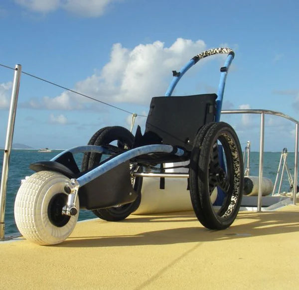 Hippocampe Lightweight Foldable Beach Wheelchair
