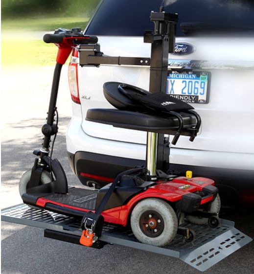 Wheelchair Carrier Mini Electric Lift for Travel Scooters