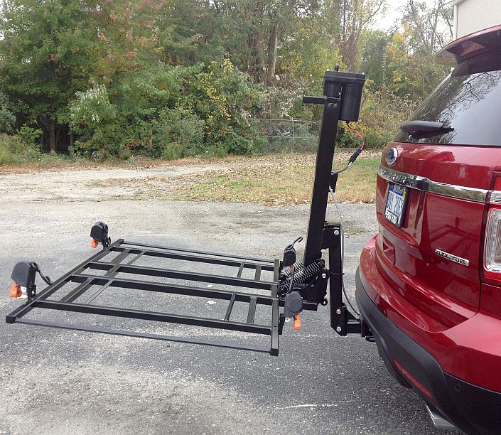 Wheelchair Carrier XL4 Electric Lift for Extra Large 4-wheel Scooters