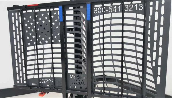 Wheelchair Carrier Patriotic Electric Lift