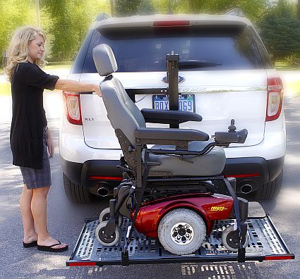Wheelchair Carrier Patriotic Electric Lift