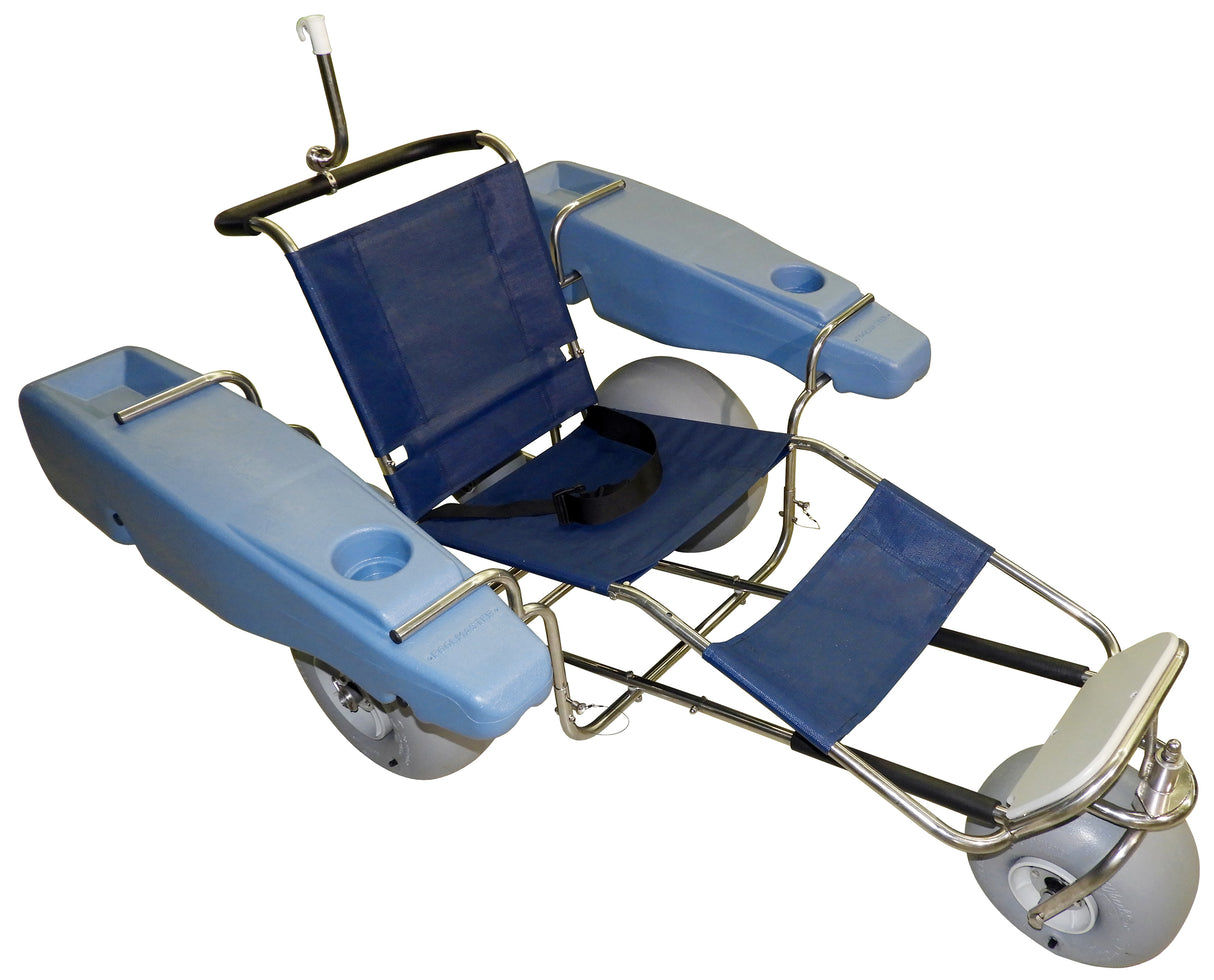 DeBug EZ Roller Stainless Steel Three Wheel Submersible