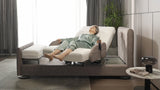 StarSleep Orin Rotating Sit to Stand Hospital Bed with Head and Foot Elevation